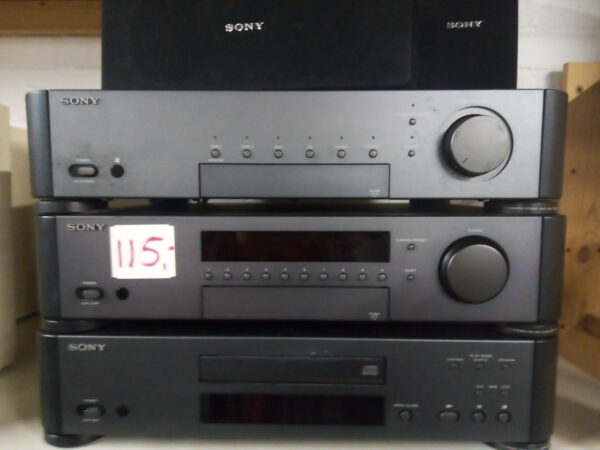 Sony stereo set met speakers tweede foto